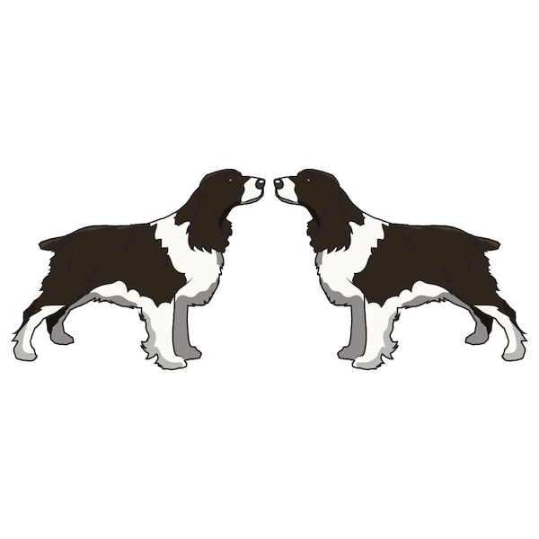 Signmission English Springer Spaniel Dog Decal, Dog Lover Decor Vinyl Sticker D-24-English Springer Spaniel - main